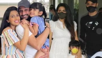 Geeta Basra And Harbhajan Singh Take Their Newborn Baby Home With Daughter, Hinaya