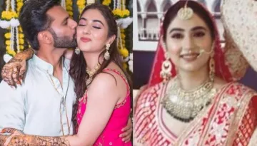 Disha Parmar's Wedding First Look, Bride Opted For Traditional Look With Red Bridal Lehenga [VIDEO]