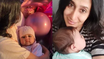 Teejay Sidhu Beams With Joy As Gia Vanessa Has Solid Food For The First Time, Shares A Video