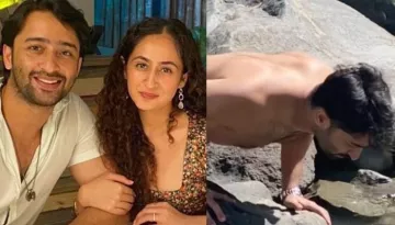 Shaheer Sheikh's Wife, Ruchikaa Kapoor Comments 'Uff' On His Shirtless Video From The Hills
