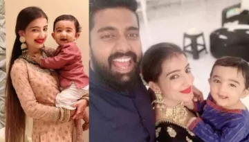 Lovey Sasan Flaunting Her Baby Bump In A Pink Dress, Right Before She Gave Birth To Her Baby Boy