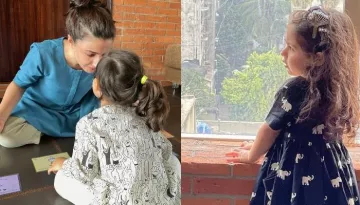Soha Ali Khan's Daughter, Inaaya Naumi Kemmu Turns Little Gardner As She Waters Plant