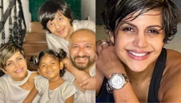 After Raj Kaushal's Death, Mandira Bedi Shares A Happy Family Picture, Her Eyes Explain Her Pain