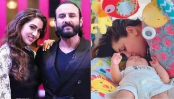 Sara Ali Khan Shares FIRST-EVER Picture With Her Half-Baby Brother, Jeh From Their Eid Celebrations