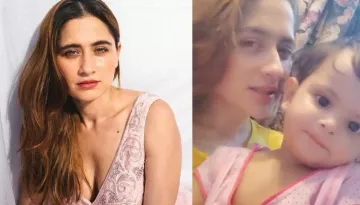 Sanjeeda Shaikh Captures Her Daughter, Ayra's Happiness After She Feeds Her Dog A Biscuit