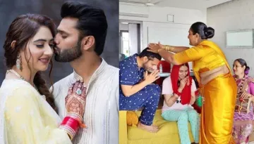 Rahul Vaidya And Disha Parmar Receive Blessings From Transgender People, Couple Dances In Joy