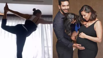 Six Months Pregnant, Neha Dhupia Stretches Out As She Performs Yoga, Flaunting Her Baby Bump [Video]