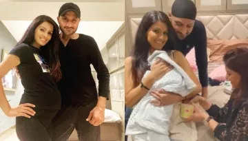 Geeta Basra And Harbhajan Singh Get Their Newborn Son's Hand Impression By 'Maasi', Bhavna Jasra