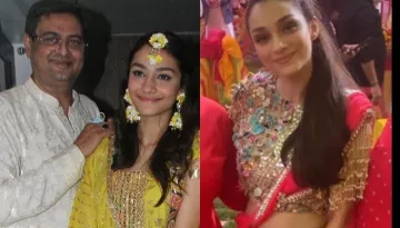 Rumi Jaffrey's Daughter, Alfia Stuns In A Multicoloured 'Lehenga' For Her 'Mehendi' Ceremony