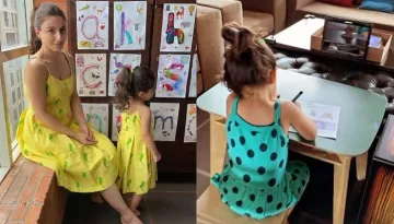 Inaaya Naumi Kemmu Takes Her First Step Towards Big School, 'Maasi' Saba Ali Khan Is All Praises