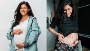 Kishwer Merchantt Flaunts Her Full-Grown Baby Bump In A Thigh-High Slit Kaftan, Expects Baby Anytime