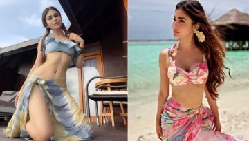 Mouni Roy Flaunts Her Abs In A Floral Wrap Skirt And Bustier, Find Out The Cost Of Her Outfit Inside
