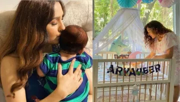 Neeti Mohan's Son, Aryaveer's First Raksha Bandhan, Wears A Cute 'Superman' Rakhi With Yellow Outfit