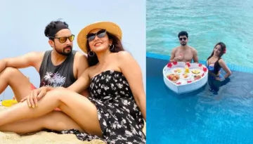 Monalisa Shares Sizzling Pictures In A Bikini With Her Husband, Vikrant From Their Maldives Vacation