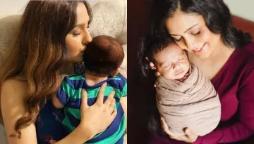 Neeti Mohan And Harshdeep Kaur Twin With Their Sons As They Turn 3 Months And 6 Months Old