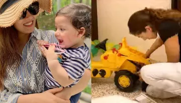 Mira Rajput Kapoor Assembles A Toy JCB For Son, Zain Kapoor's Third Birthday, Video Inside