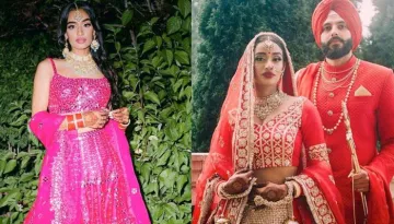 Sassy Manish Malhotra Bride Who Rocked Her 'Sangeet' Look In A Hot Pink 'Lehenga' With Mirror Work
