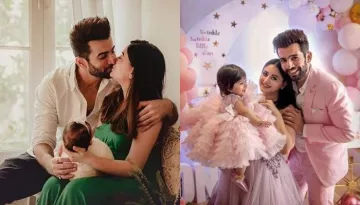Jay Bhanushali And Mahhi Vij's 11th Anniversary: Seal It With A Passionate Kiss While Tara Watches