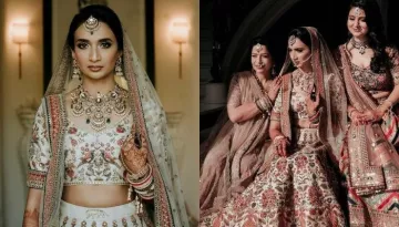The Bride Who, Donned A Unique Ivory Sabyasachi 'Lehenga' For Her Wedding