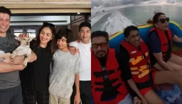 Madhuri Dixit Enjoys Her Vacation Time With Sons, Arin And Ryan, Along With Hubby, Dr Shriram Nene