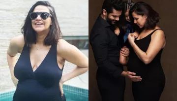 Neha Dhupia Flaunts Her Baby Bump In A Fitted-Dress, The Mommy-To-Be Looks Super Gorgeous