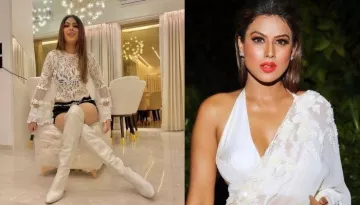 Nia Sharma Gives A Tour Of Her Pristine White Mirror Finish Home, Talks About Her Favourite Corner