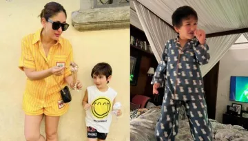 Kareena Kapoor's Son, Taimur Shows Victory Sign With Goofy Face While Posing In His Suited Avatar