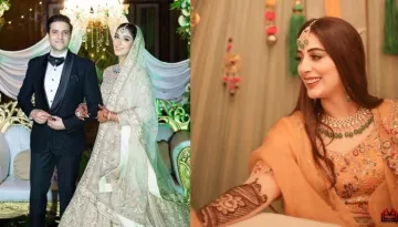 IAS, Tina Dabi's Ex, Athar Aamir's To-Be-Bride, Mehreen Flaunts His Name In Her Stunning 'Mehendi'