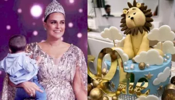 Neha Dhupia Throws A Lion-Themed Birthday Bash For One-Year-Old Son, Guriq Singh, He Gets A Huge Car