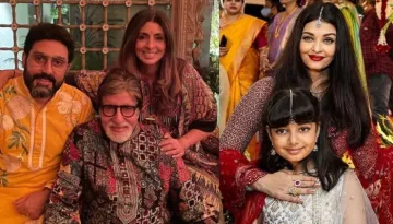 Amitabh Bachchan's 80th B'Day Dinner With Family: Dons A Patchwork Kurta By Abu Jani-Sandeep Khosla