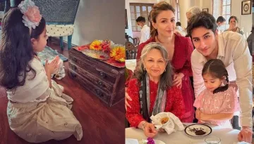 Inaaya Naumi Kemmu Is In Awe Of Her 'Nani' Sharmila Tagore As She Poses With Her For A Picture