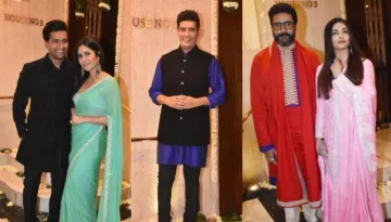 Manish Malhotra's Diwali Party: Abhishek-Aishwarya, Katrina-Vicky, Kiara-Sidharth, Suhana, And More