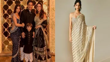 Shah Rukh Khan Drops A Cute Comment On Suhana's Saree Pics, Latter Reveals Gauri Khan Draped It