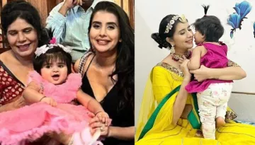Charu Asopa Celebrates First Dhanteras With 'Nanhi Lakshmi' Ziana Sen, She Stuns In Ethnic