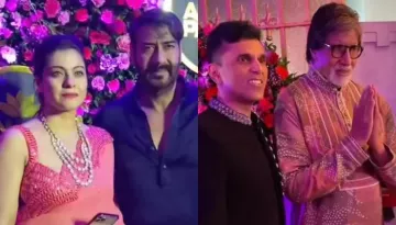 Kajol-Ajay Devgn Look Breathtaking At Anand Pandit's Diwali Bash, Amitabh Bachchan And Hrithik Join