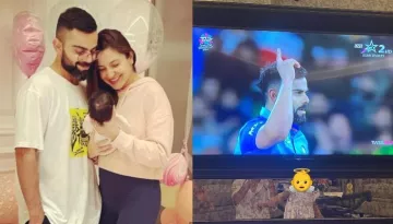 Anushka Sharma Dances-Screams Wildly Leaving Vamika Confused As Daddy, Virat Kohli Snatches Victory