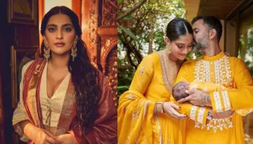 New Mum, Sonam Kapoor Dazzles In An Ivory Anarkali For Diwali, Oozes 'Maharani' Vibes