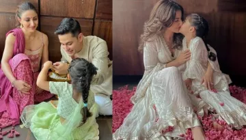 Soha Ali Khan's Daughter, Inaaya Celebrates The Festival Of Lights, Looks Cute In A Sky-Blue Lehenga