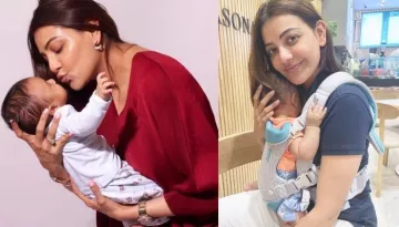 Kajal Aggarwal Shares An Adorable Picture Of Her Six-Month-Old Son, Neil's Tummy Time And Teethers