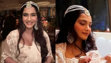 Sonam Kapoor's Son, Vayu Dons Anamika Khanna 'Sherwani', Twins With Mommy For His First Diwali