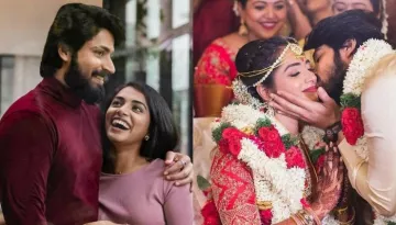 Harish Kalyan's Bride, Narmada Gets A Kiss From Him After The 'Mangalsutra' And 'Sindoor' Moment