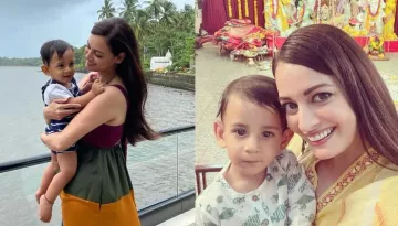 Dia Mirza's 1.5-Year-Old Son, Avyaan Stumbles Twice Before Finally Walking Toward Her, Says, 'Hi'