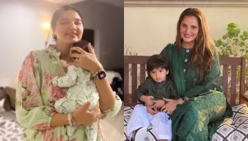 Anam Mirza Shares Picture Of Nephew, Izhaan Doing Brotherly Duties By Taking Care Of Sister, Dua