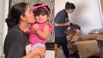 Charu Asopa Moves Out To A New Home With Baby, Ziana Sen After Accusing Rajeev Of Domestic Violence