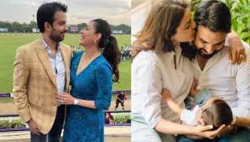 Kajal Aggarwal Shares Hand-In-Hand Picture With Son, Neil And Hubby, Gautam On Second Anniversary