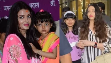 Aishwarya Rai Flaunts Chic Look As She Consciously Holds Aaradhya's Hand, Fan Asks, 'What's Wrong?'