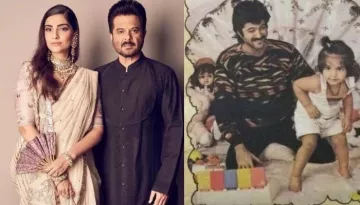 Sonam Kapoor Reshares A Childhood Photo Of Herself Feeding Daddy, Anil For A 1986 Magazine's Shoot