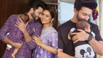 Dheeraj Dhoopar Gives A Sweet Lip Kiss To His New Born Baby Boy, Zayn, Shares Twinning Picture