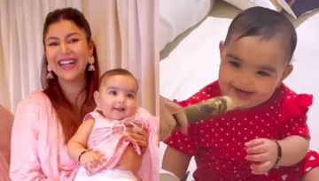 Debina Bonnerjee Drops A Video Of Lianna Chewing Sugarcane, Says, 'Do Inch Ki Ladki Ganna Khati Hai'