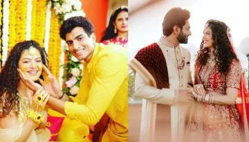 Palak Muchhal Ties Knot With Mithoon Sharma, Shares Mushy Photos Donning Wedding Attires